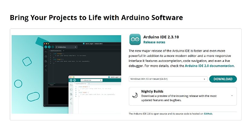 Arduino IDEの公式ダウンロードページ